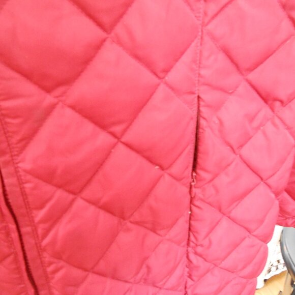 KENNETH COLE REACTION DOWN FILLED COAT-WOMEN'S SIZE LARGE-RED - Picture 5 of 7